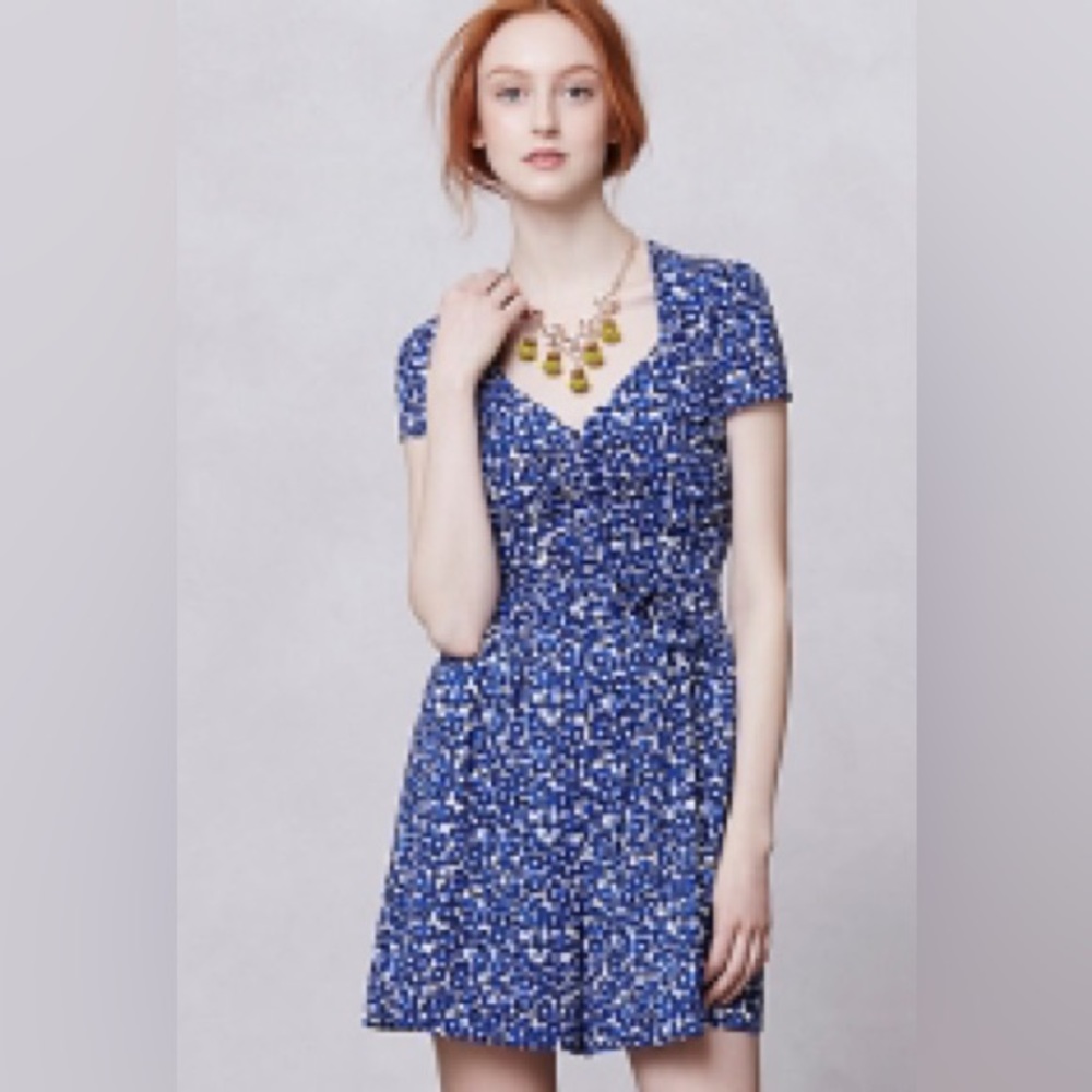 🎉HP🎉 Anthropologie Leifnotes Anthro Drafted Petals Floral Romper worn once!